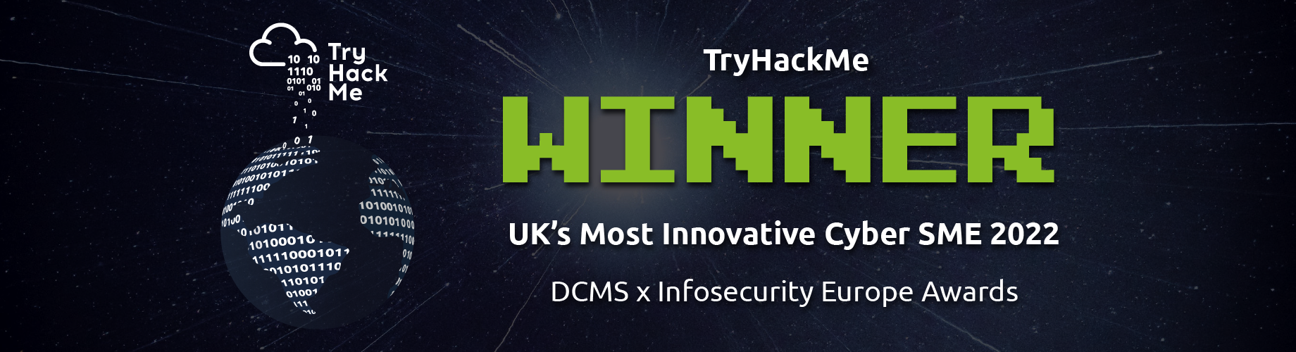 TryHackMe Awarded the UK’s Most Innovative Cyber SME at Infosecurity Europe 2022