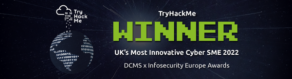 TryHackMe Awarded the UK’s Most Innovative Cyber SME at Infosecurity Europe 2022